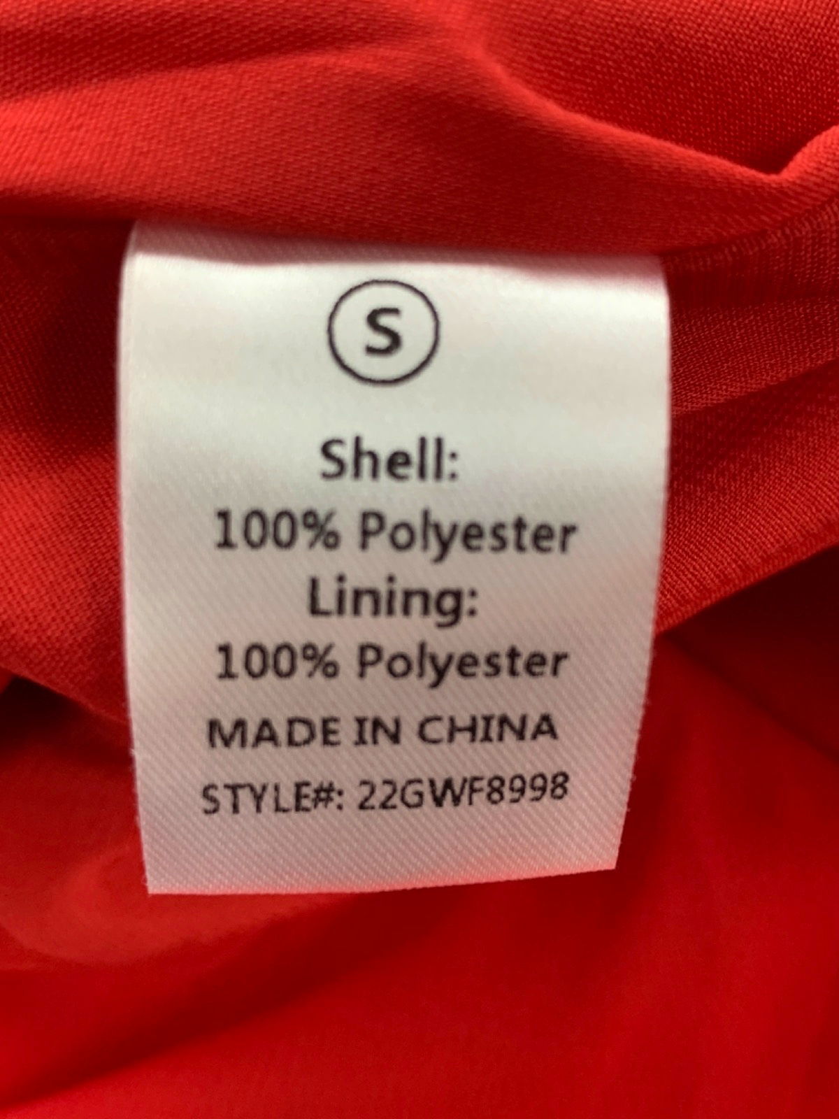 Fashion Nova Red Ruffled Halter Dress UK S