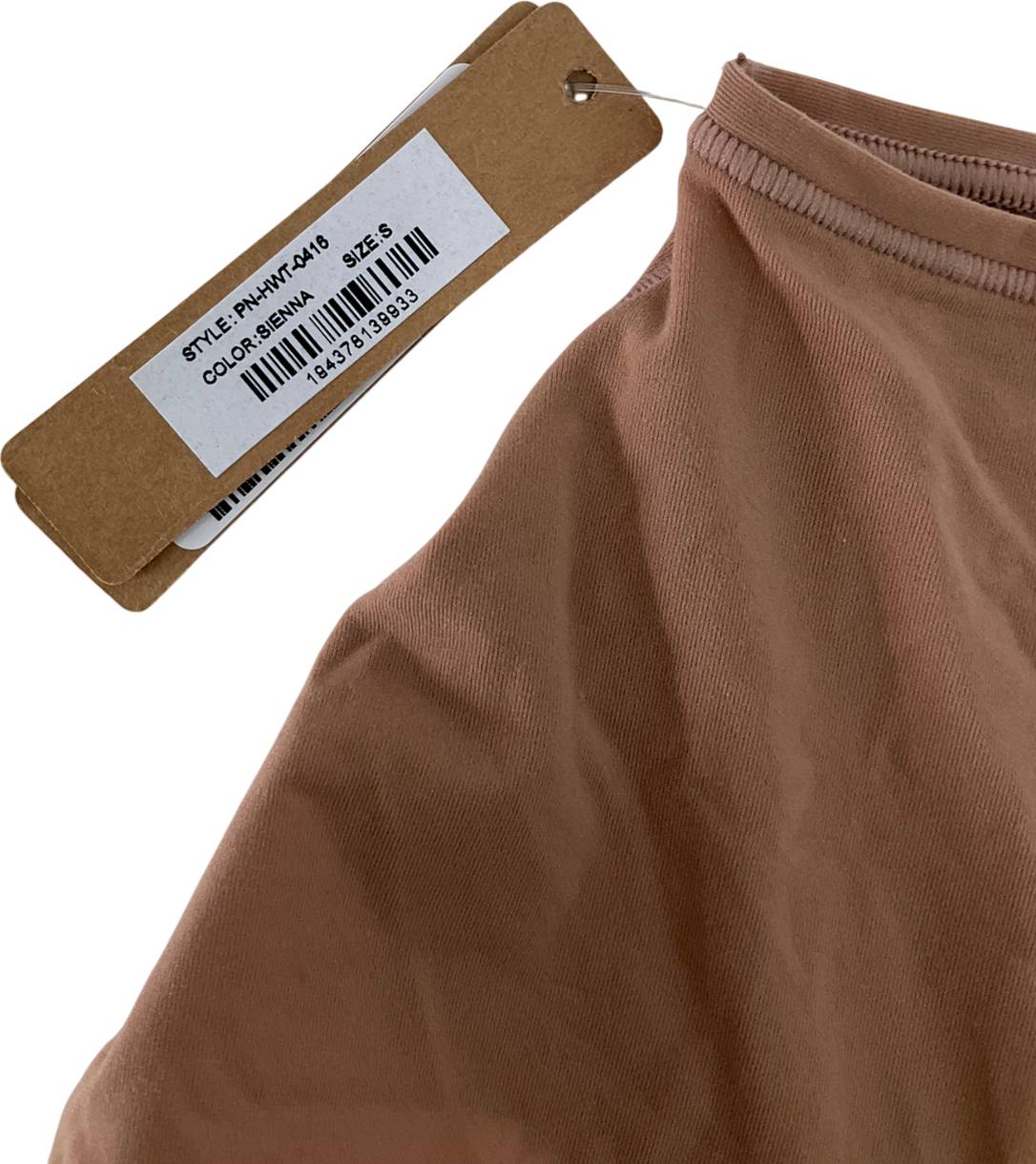 SKIMS Brown High Waisted Thong In Sienna UK S