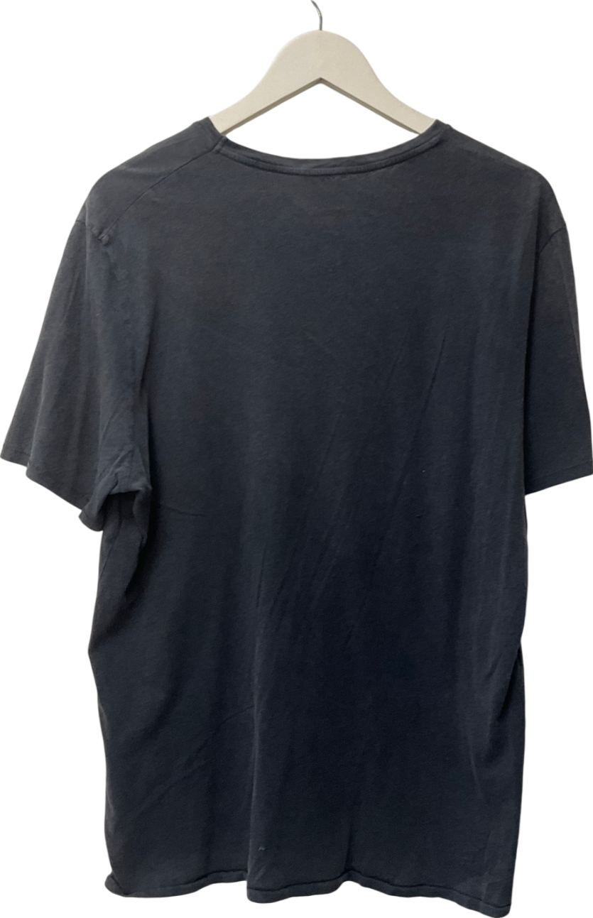 American Vintage Grey Women's T-shirt Sonoma UK L