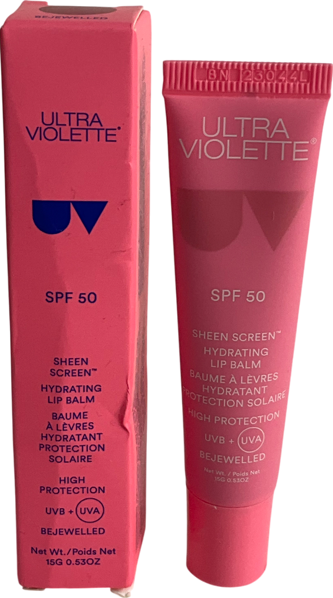 Ultra Violette Sheen Screen Spf 50 Hydrating Lip Balm Bejewelled 15g