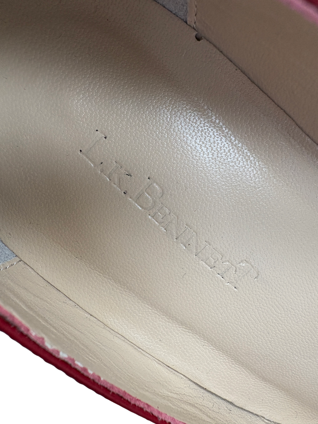 LK Bennett Red Patent Peep Toe Heeled Pumps UK 9 EU 42 👠