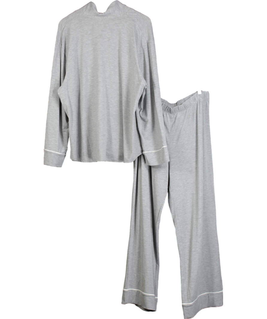 H&M Grey Viscose Blend Pyjama Set UK XL