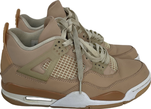 Nike Nude Air Jordan 4 Retro Shimmer Trainers UK 6 EU 39