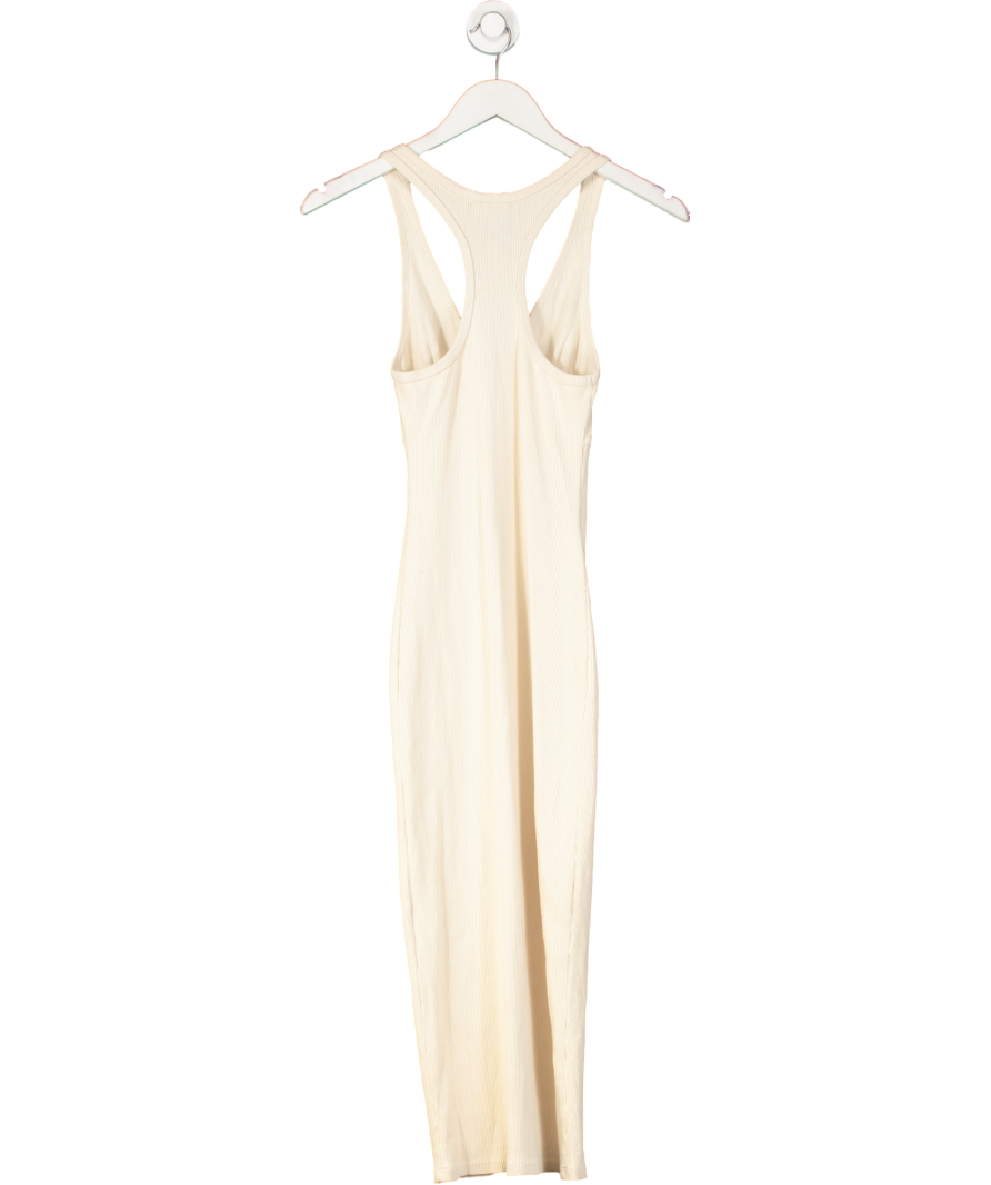 The Line by K Beige Harper Midi Dress UK M