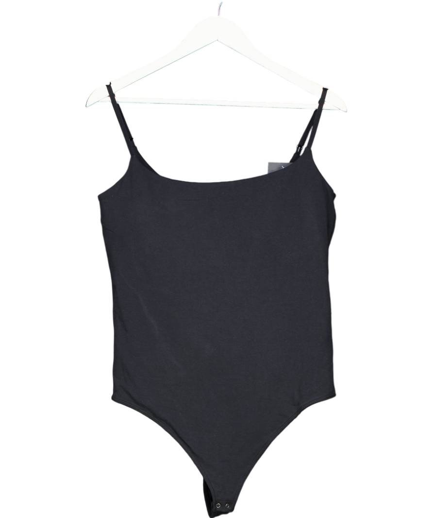 Abercrombie & Fitch Black Bra-free 90s Cami Bodysuit UK XL