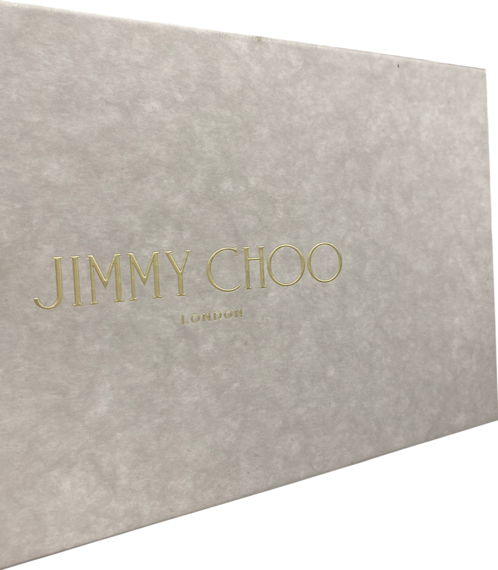 Jimmy Choo Green Snake Print Leather Pumps UK 7 EU 40 👠