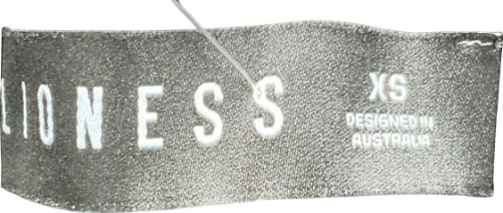 Lioness Black Short Sleeve Sweater UK XS