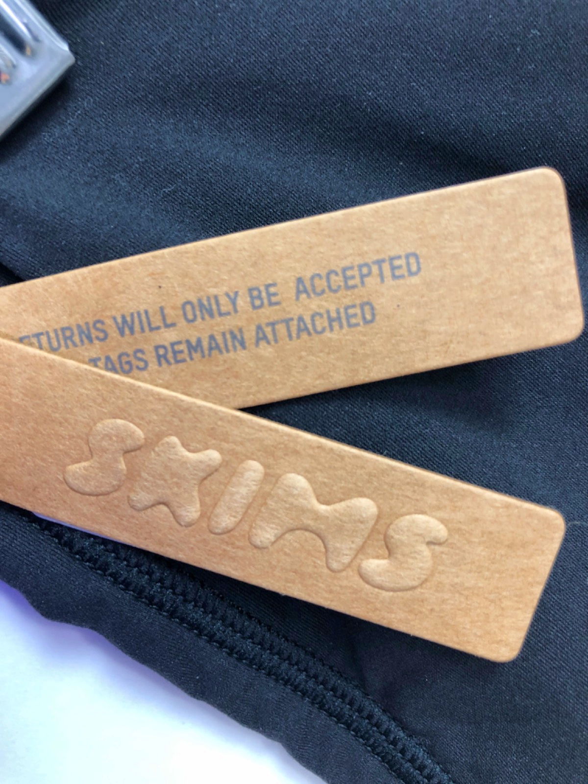 SKIMS Onyx Fits Everybody Bandeau Top UK XL