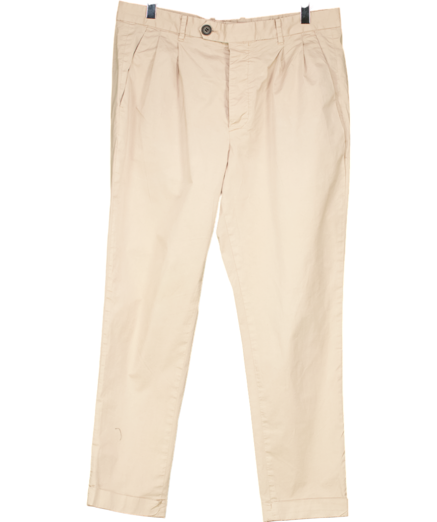 All Saints Beige Bengal Trousers W30