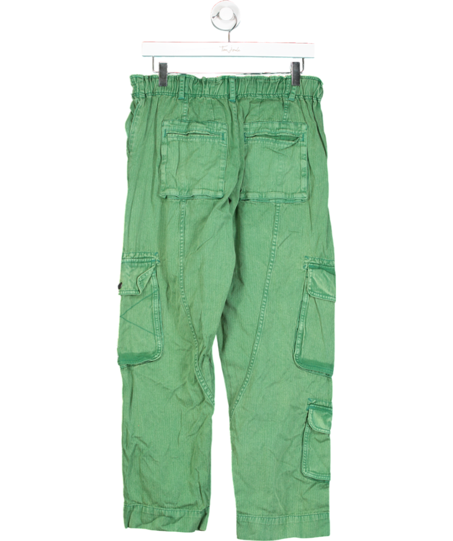 Free People Green Tahiti Cargo Pants UK XS