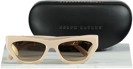 Ralph Lauren Nude / Gold Kiera Logo Arm Sunglasses