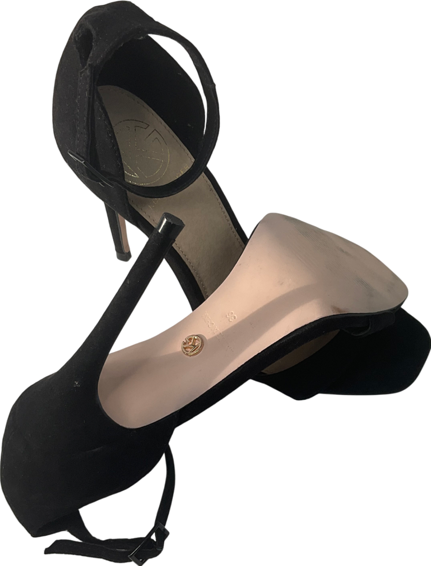Kurt Geiger Black Suede Heels UK 3 EU 36 👠