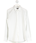 Dolce & Gabbana White Cotton Gold Fit Shirt UK 40" CHEST
