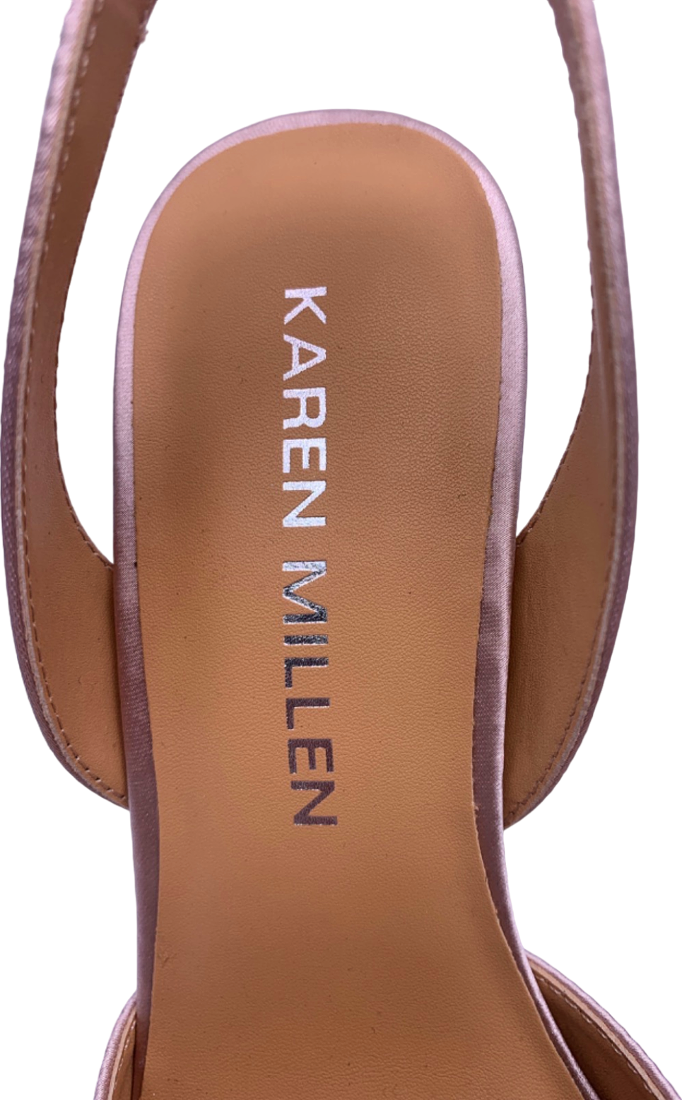 Karen Millen Pink Embellished Satin Heels 3/36