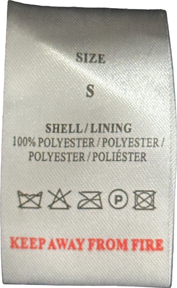 QED Black Faux Fur Gilet UK S