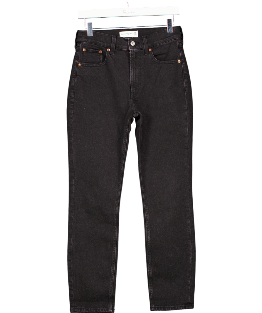 Abercrombie & Fitch Black High Rise Modern Skinny Jeans - Short Length W26