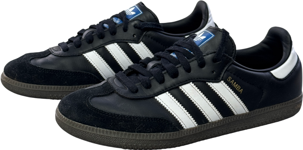 adidas Originals Samba Trainers - Core Black / Cloud White / Gum5 UK 7 EU 40 👠