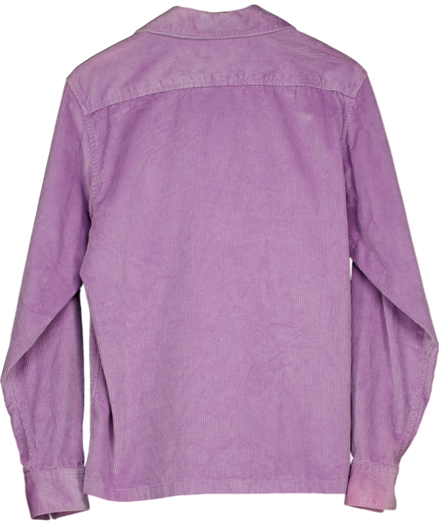 Acne Studios Purple Cotton-corduroy Overshirt Sz 48 Neck 15" UK S