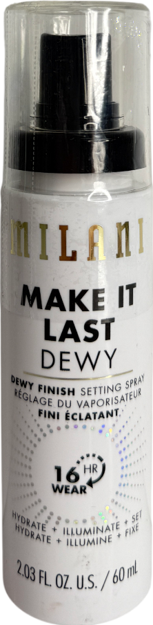 Milani Make It Last Dewy Setting Spray Hydrate + Illuminate + Set 60ml
