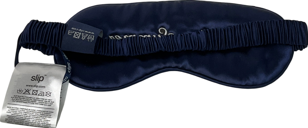 Slip Silk Sleep Mask Blue One size