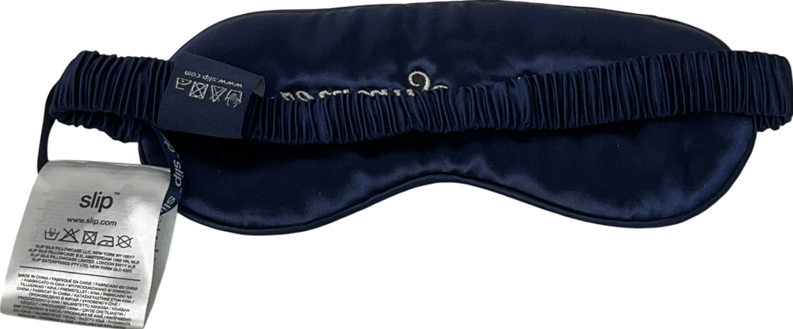 Slip Silk Sleep Mask Blue One size