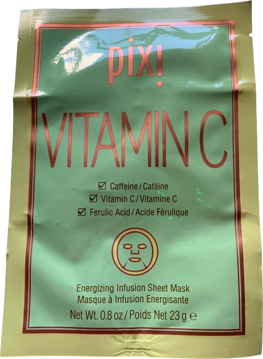 Pixi Vitamin C Energizing Infusion Sheet Mask No Shade 23g
