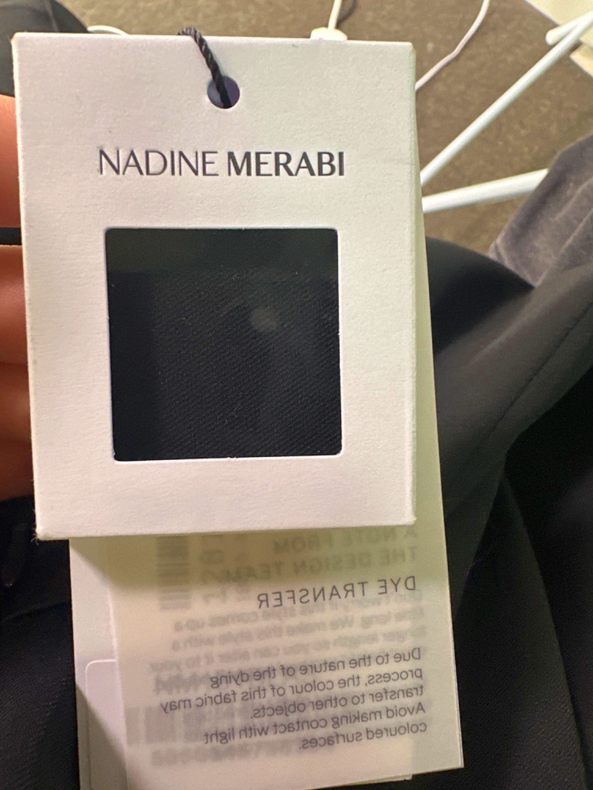 Nadine Merabi Black Flared Trousers UK 8