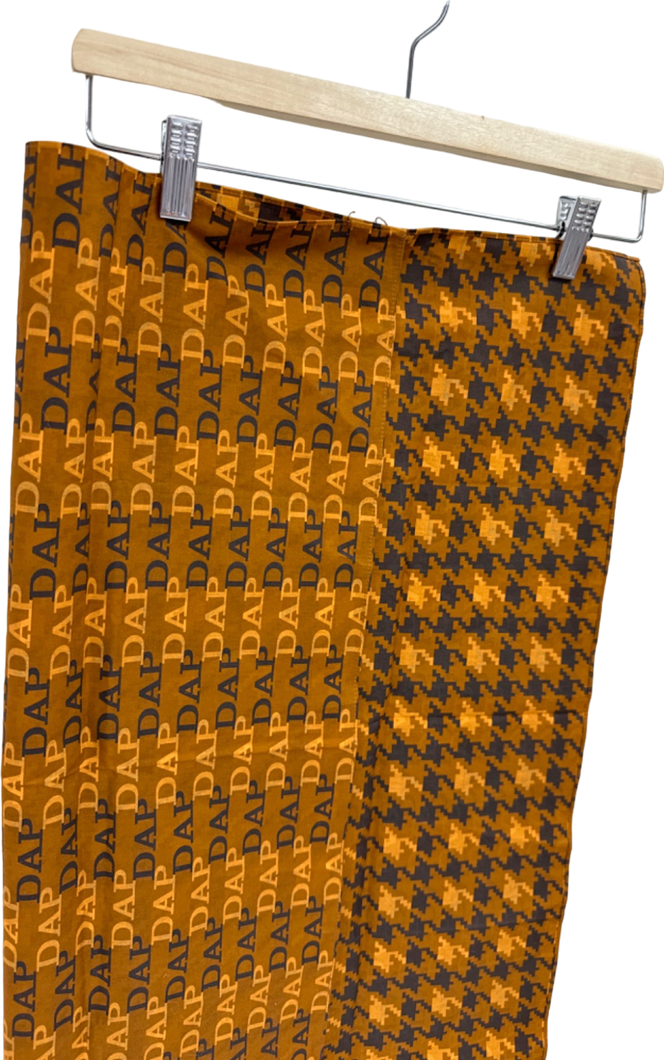 DAP Orange Reversible Houndstooth/Logo Scarf
