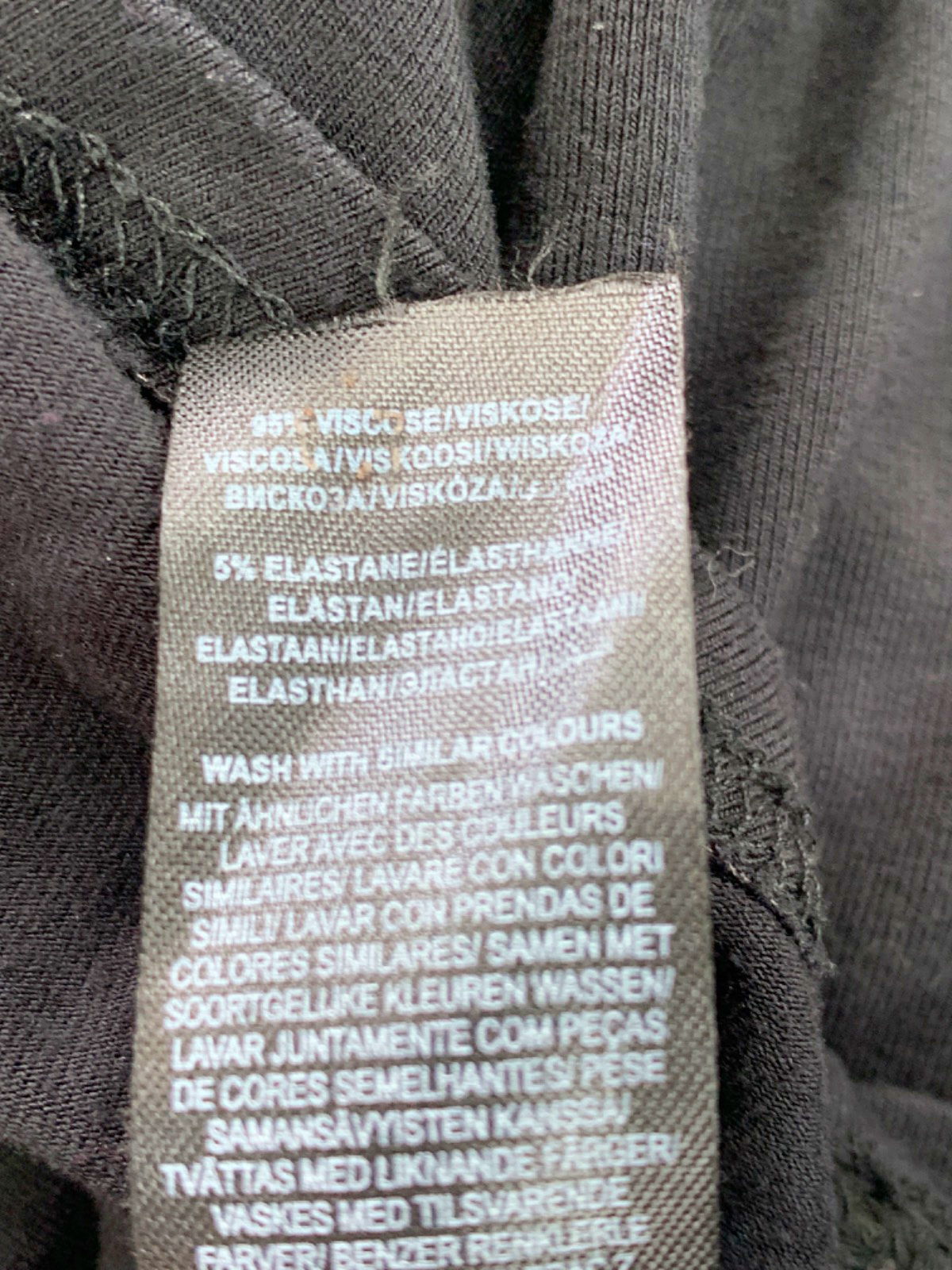 Yours Black Sleeveless Tunic Dress with Pockets UK 26-28