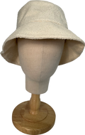 Helen Kaminski Cream Mavie Bucket Hat One Size