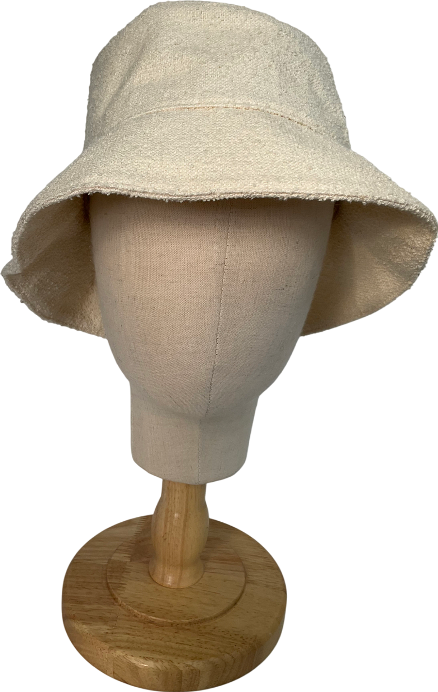 Helen Kaminski Cream Mavie Bucket Hat One Size