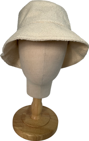 Helen Kaminski Cream Mavie Bucket Hat One Size