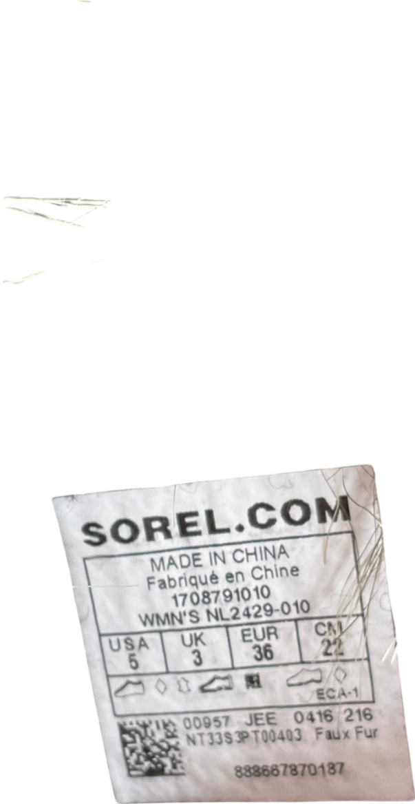 SOREL Black Joan Of Artic Boot UK 3 EU 36 👠