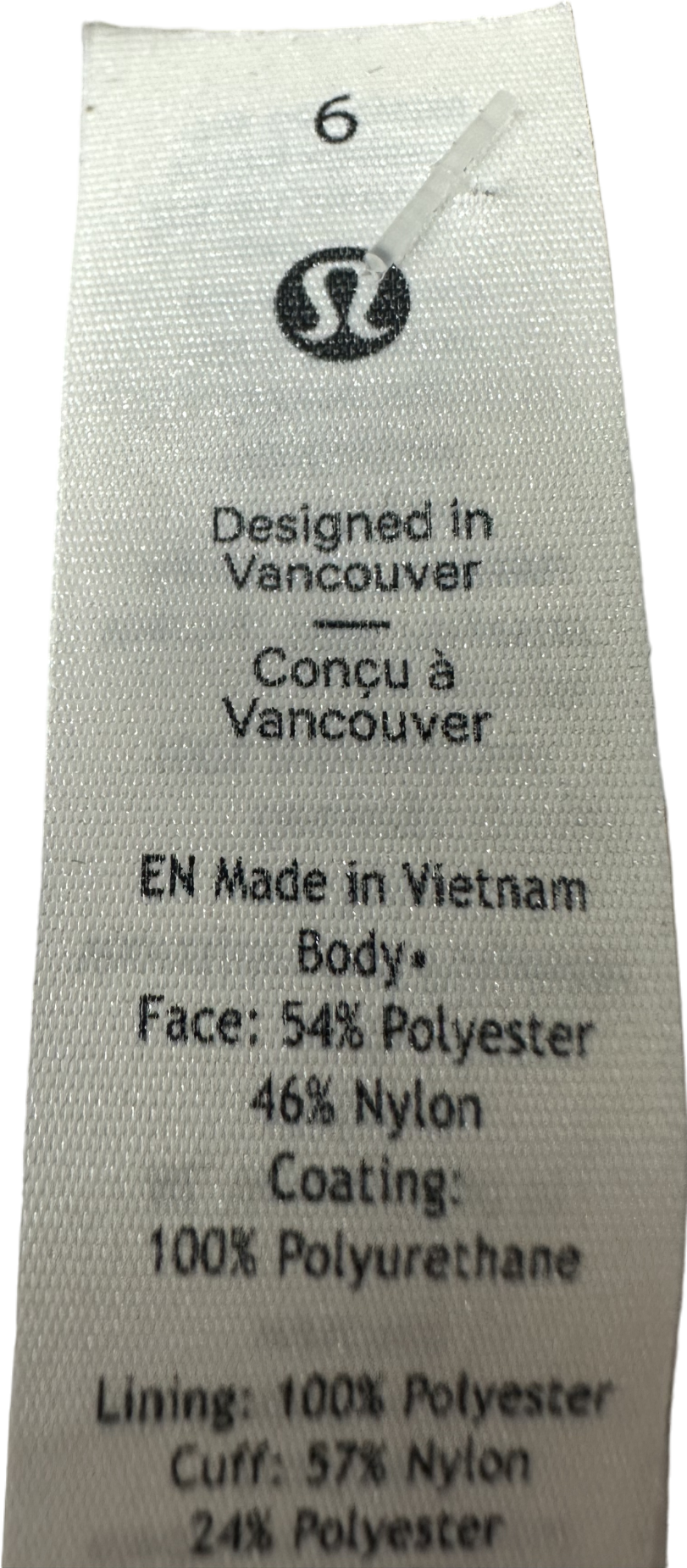 Lululemon Grey Wunder Puff Cropped Jacket UK 6