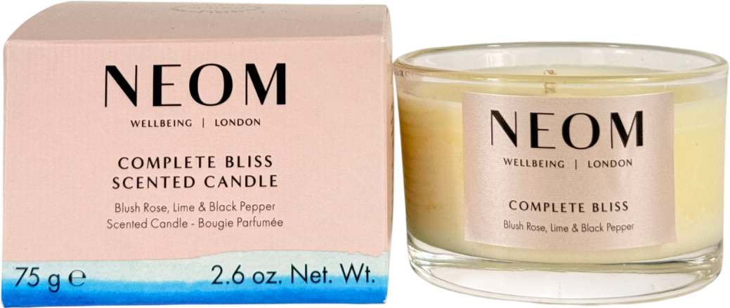 NEOM Nude Complete Bliss Scented Travel Candle No Size