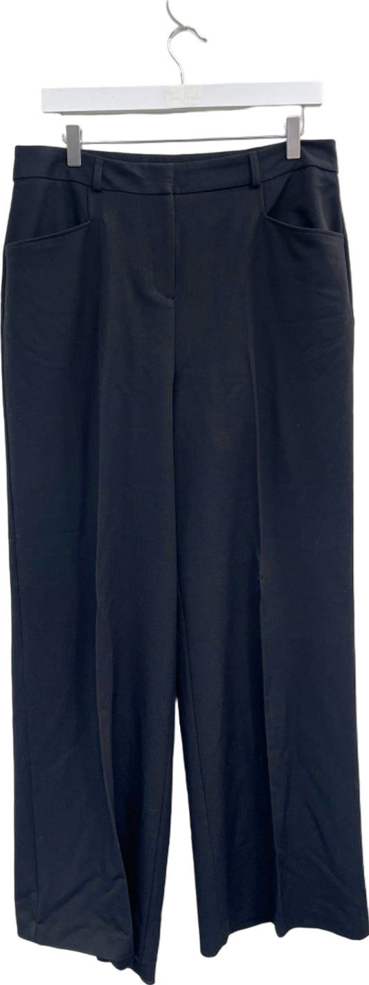 V by Very Black Wide Leg Trousers UK 14