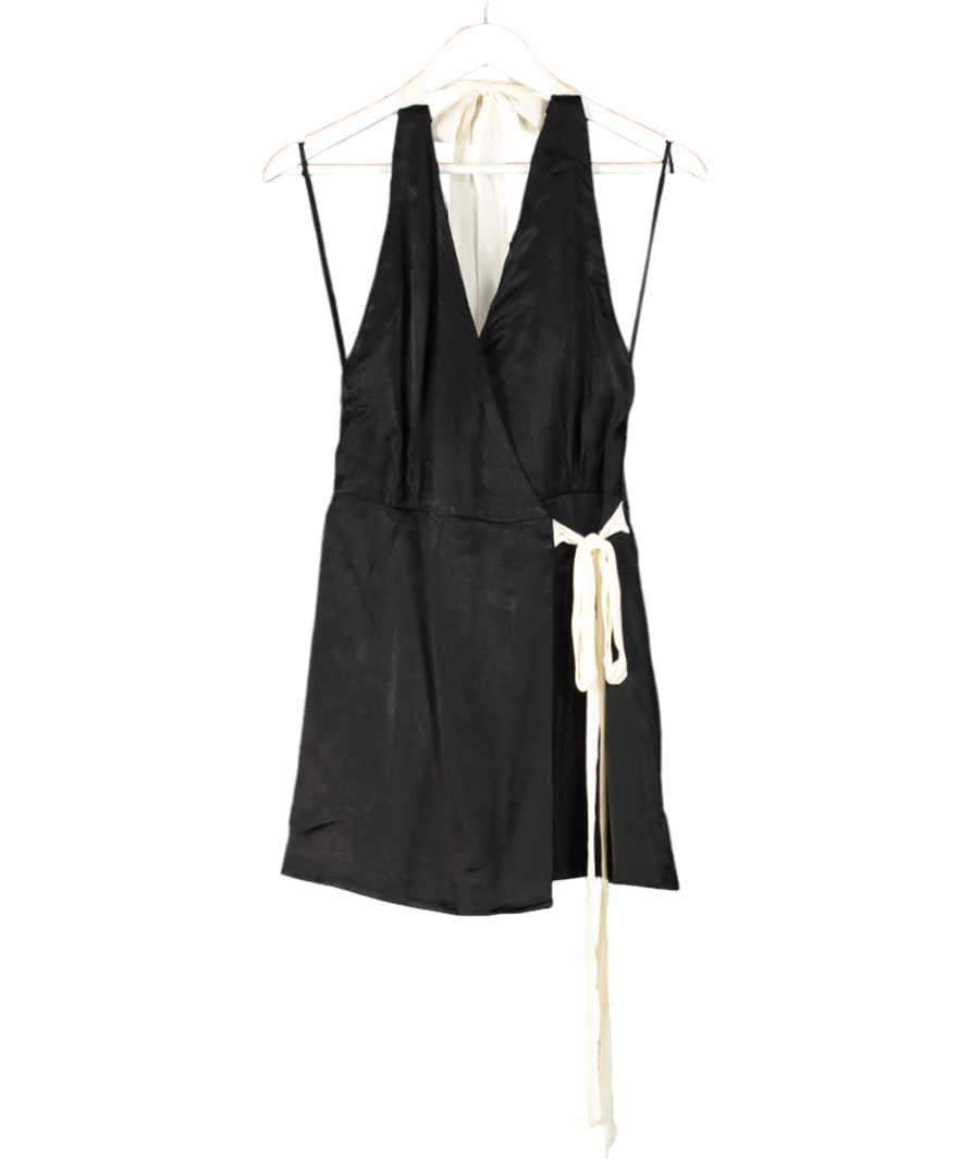 VRG GRL Black Lo Mini Dress UK 6