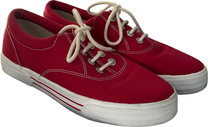 paul & shark Red Van Style Trainer UK 9 EU 43 👞