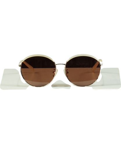 COVRY Metallic Coxa Round Sunglasses