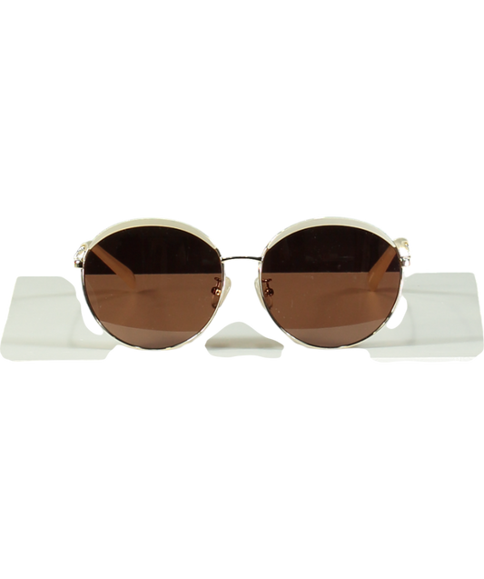 COVRY Metallic Coxa Round Sunglasses