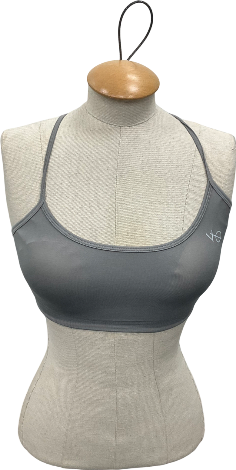 Vanquish Grey Elevate Seamless Smoke Multiway Low Sports Bra UK XS