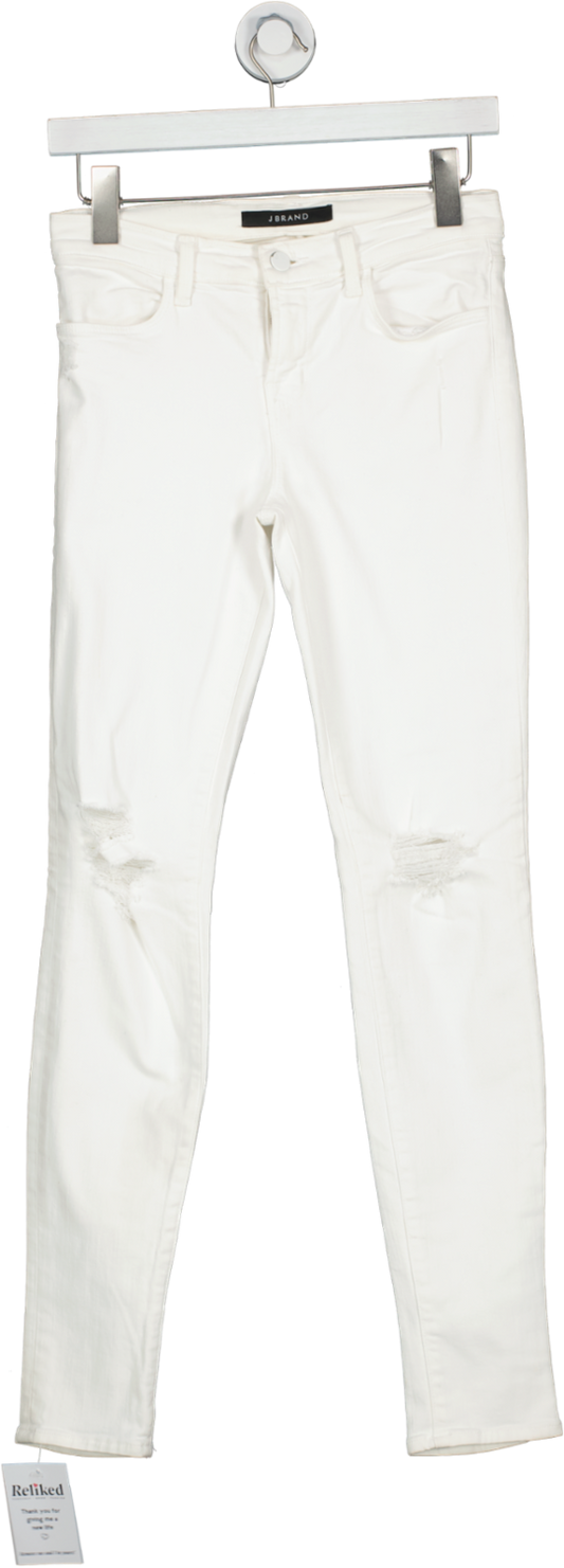 J Brand White Super Skinny Jeans W26
