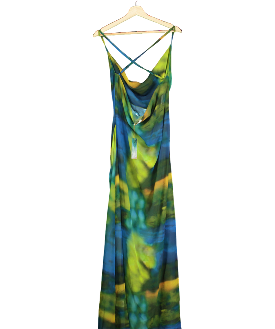 Grace Jacobs Green Lake Maxi Dress UK XS