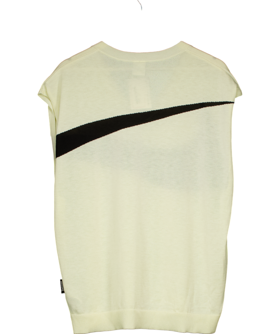 Nike Cream Swoosh Sweater Vest UK L
