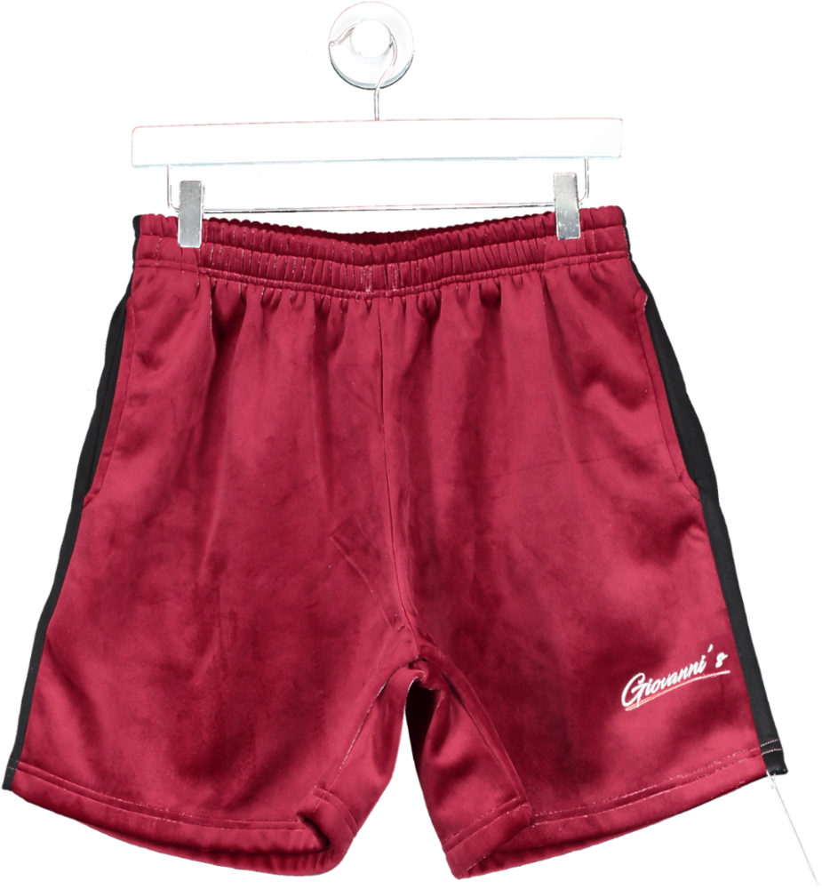 giovanni's  Burgundy Velvet Shorts UK M
