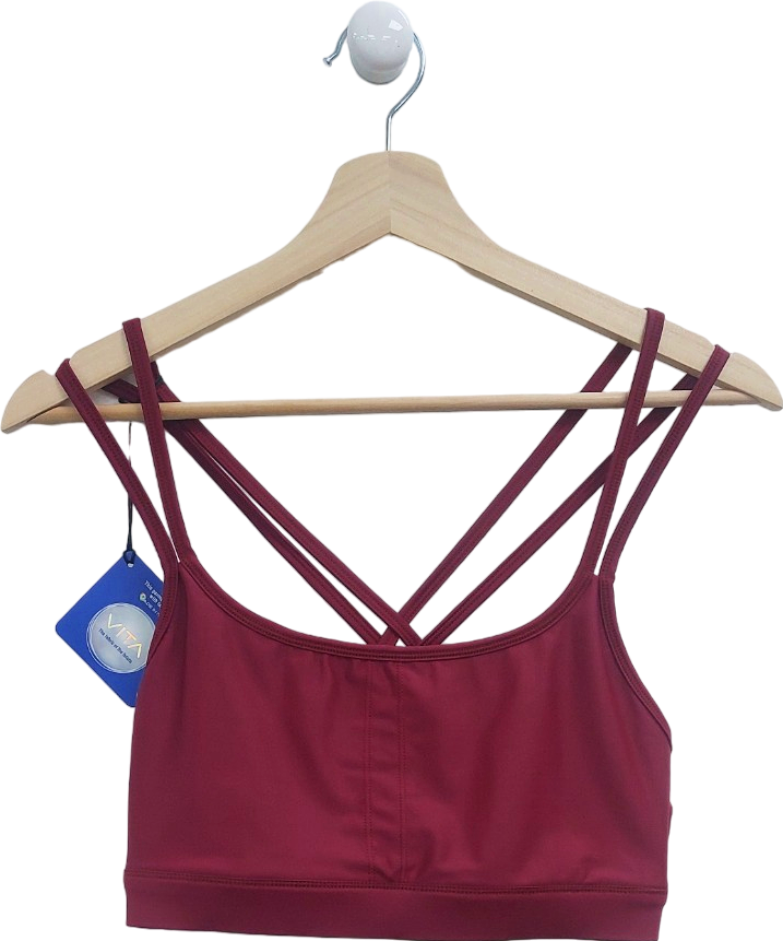 Carvico Red Vita Sports Bra UK L