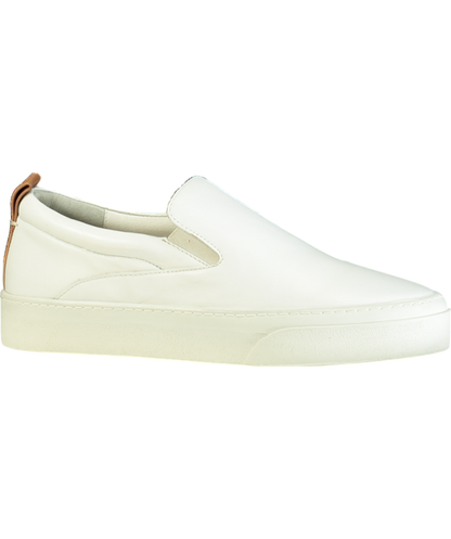 Whistles White Leather Kinsley Slip On Trainers UK 6 EU 39 👠