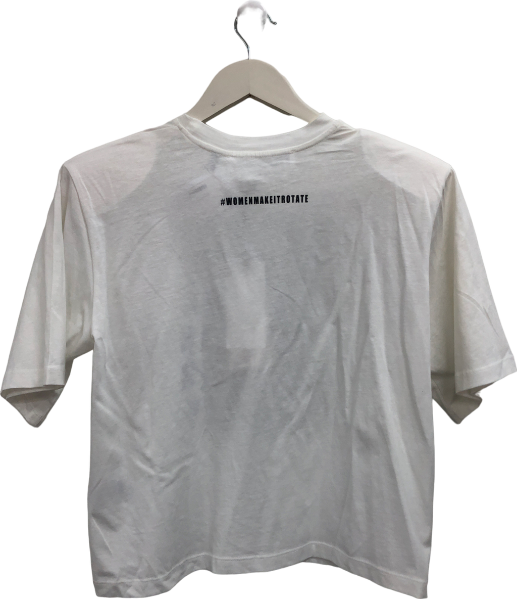 Rotate Birger Christensen White Rotate International Women’s Day T-shirt UK 6