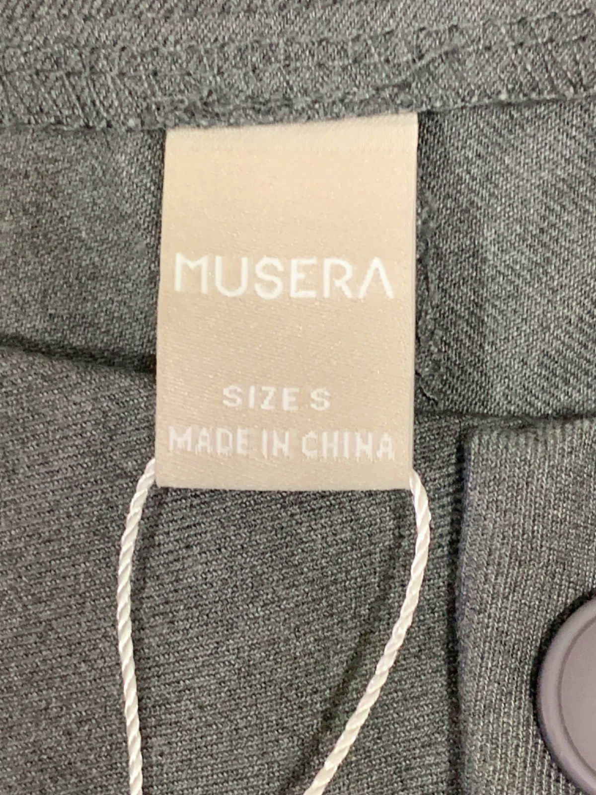 Musèra Grey Knee-Length Smart Shorts Size S