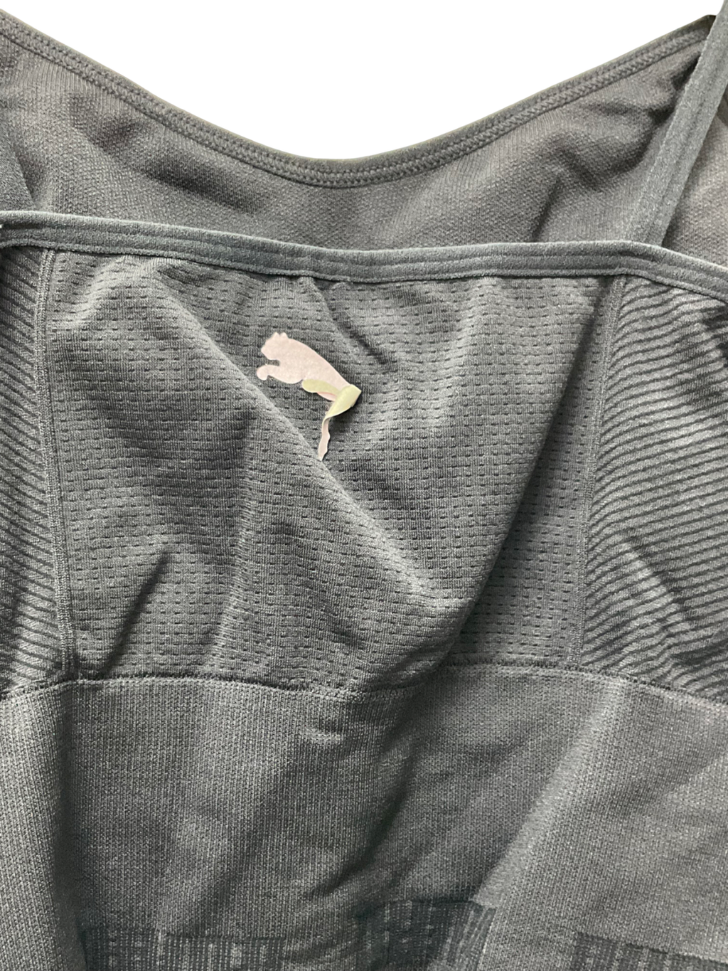 Puma Black Sport Crop Top UK S